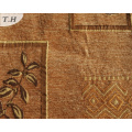 Tissu d&#39;ameublement Chenille de conception de feuilles (FTH31190)